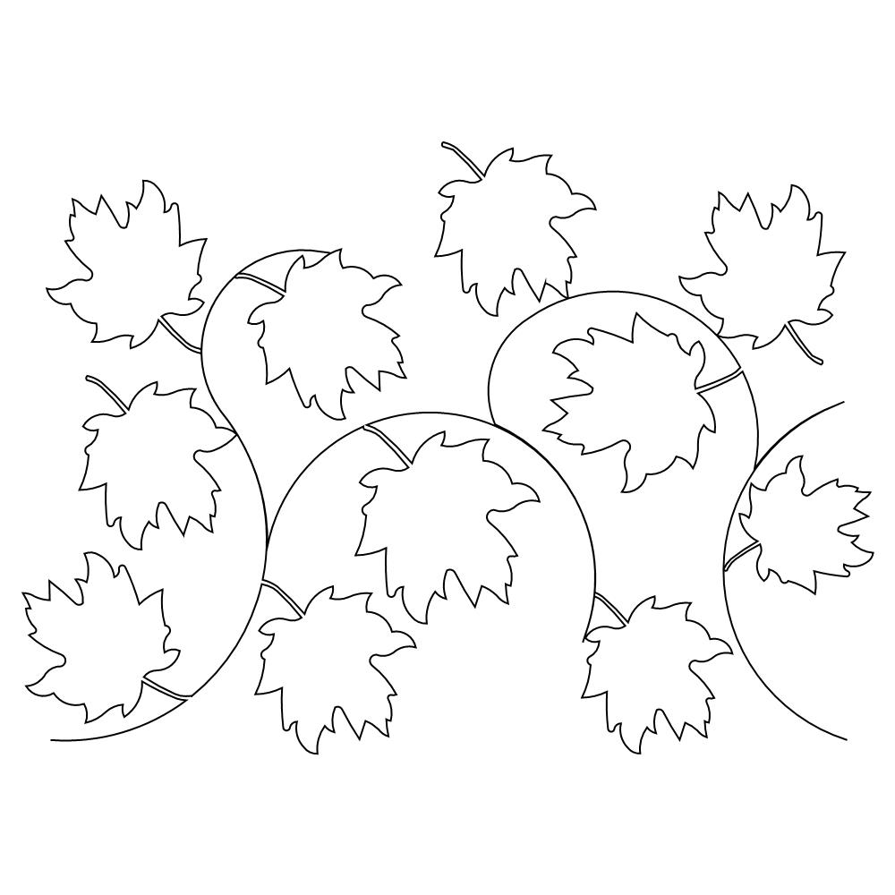 maple leaf pano 005 Digital Pattern | Sweet Dreams Quilt Studio - Edge ...